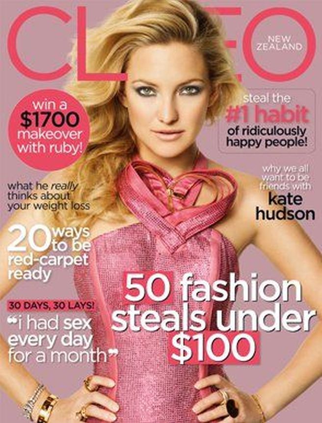 CLEO NEW ZEALAND magazine side cover  June 2011