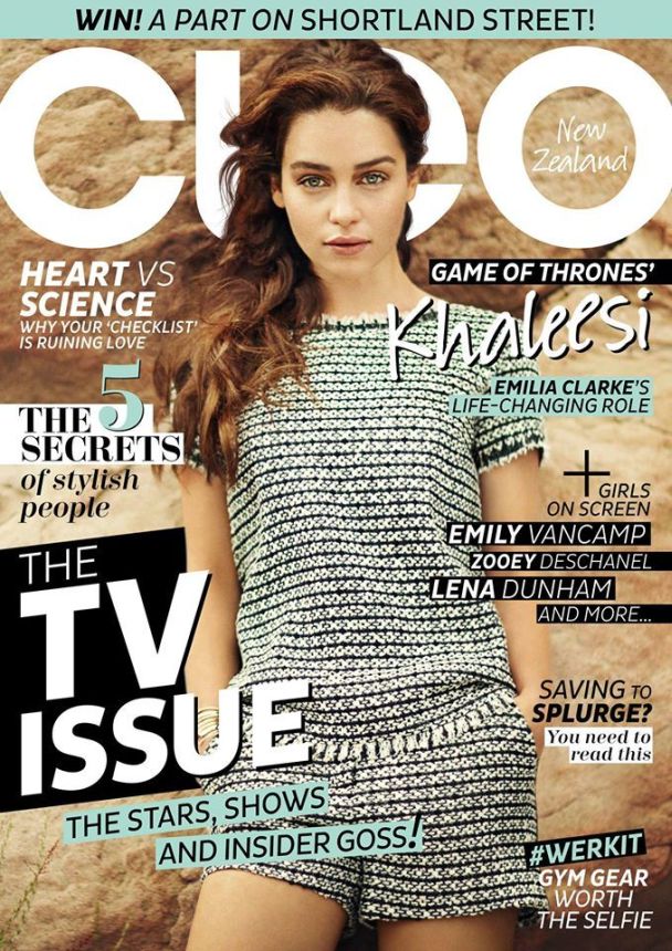 CLEO NEW ZEALAND magazine side cover  June 2014