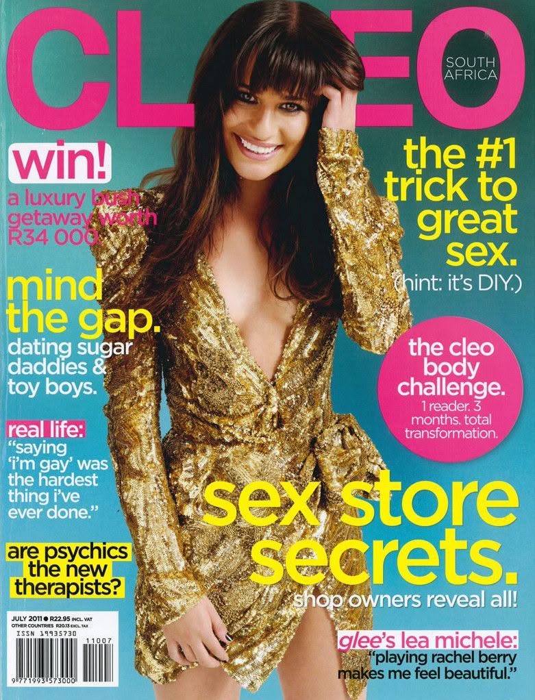CLEO SOUTH AFRICA magazine side cover  July 2011