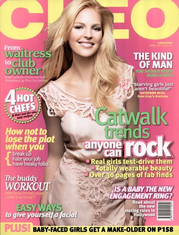 CLEO SINGAPORE magazine side cover  April 2007