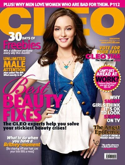 CLEO SINGAPORE magazine side cover  November/December 2009