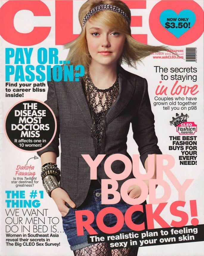 CLEO SINGAPORE magazine side cover  October 2011