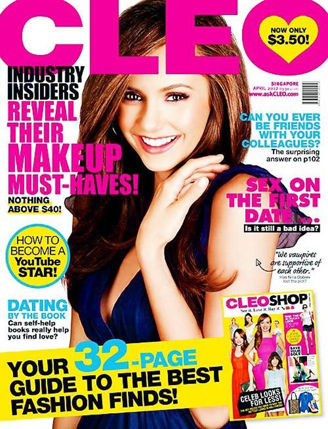 CLEO SINGAPORE magazine side cover  April 2012