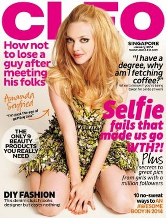 CLEO SINGAPORE magazine side cover  January 2014