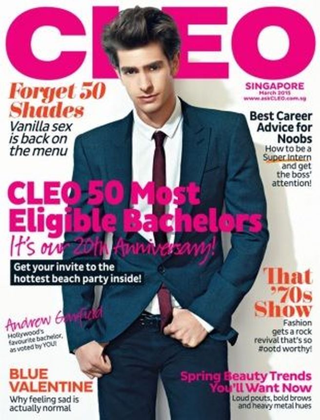 CLEO SINGAPORE magazine side cover  March 2015