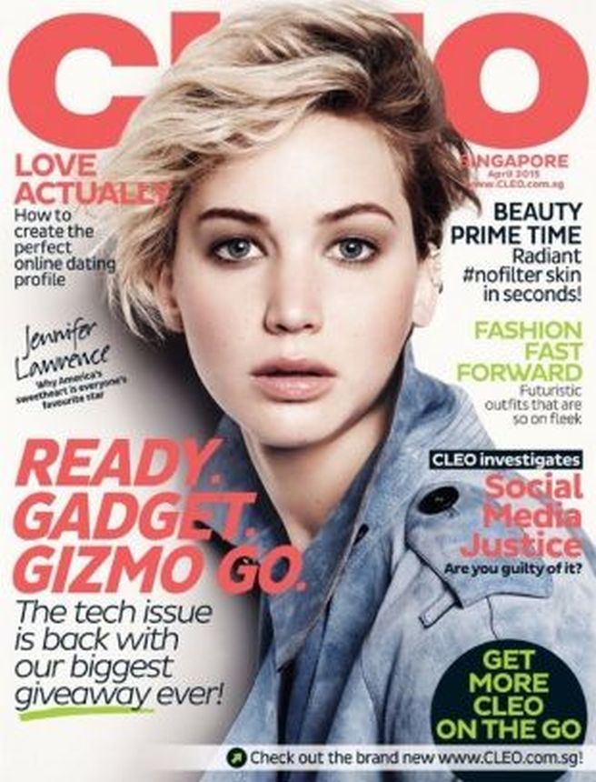 CLEO SINGAPORE magazine side cover  April 2015