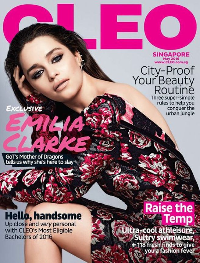 CLEO SINGAPORE magazine side cover  May 2016