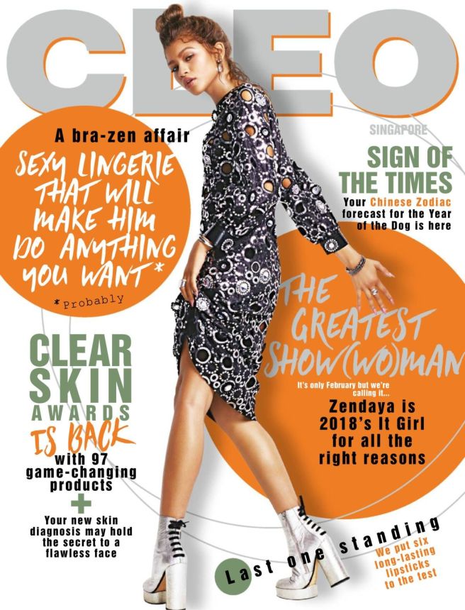 CLEO SINGAPORE magazine side cover  February 2018