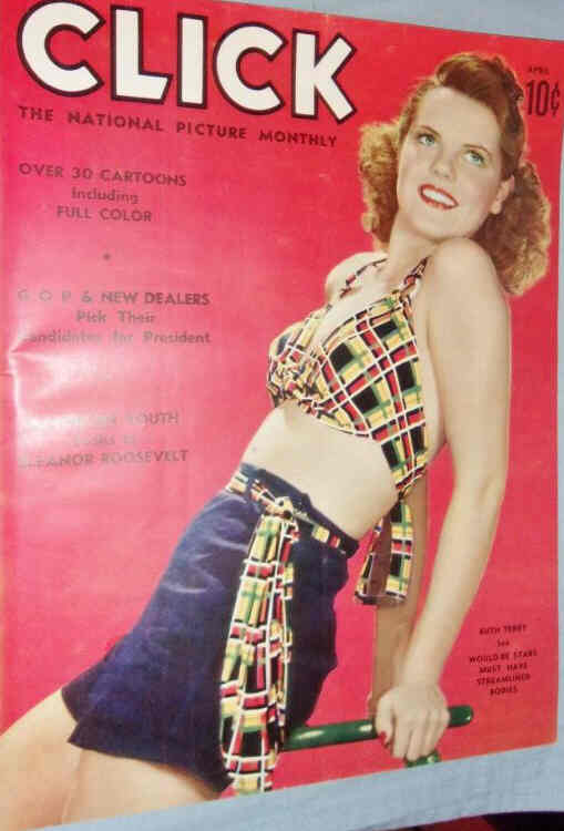 CLICK (USA) magazine side cover  April 1940