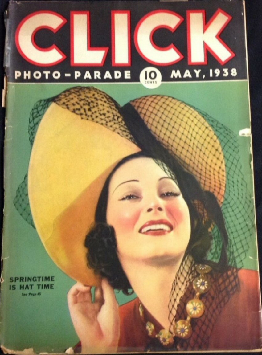 CLICK (USA) magazine side cover Issue 4  May 1938