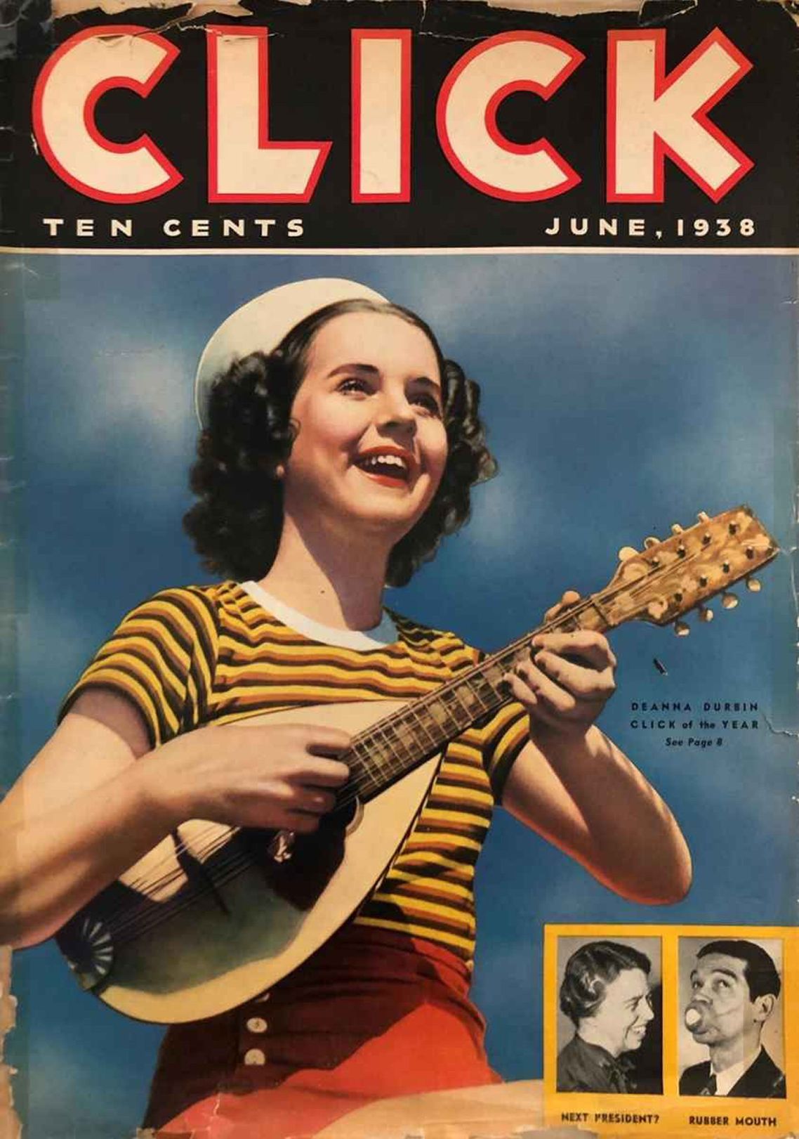 CLICK (USA) magazine side cover  June 1938