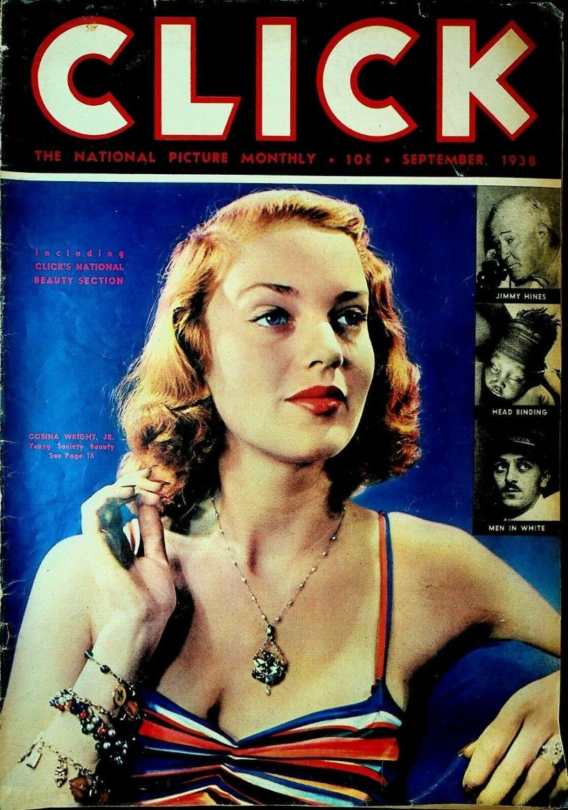 CLICK (USA) magazine side cover  Vol 1 No  8  September 1938