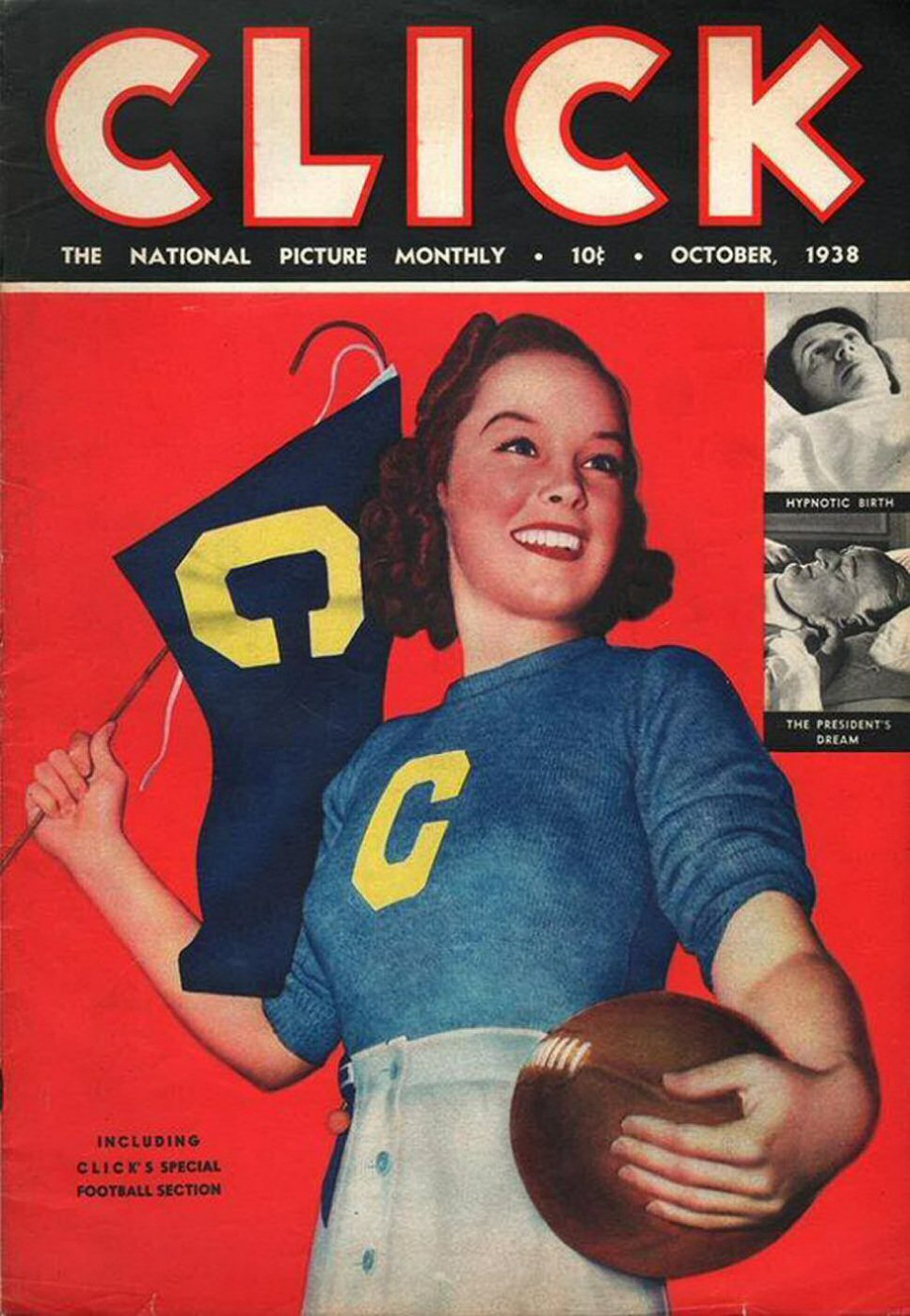 CLICK (USA) magazine side cover  Vol 1 No  9  October 1938