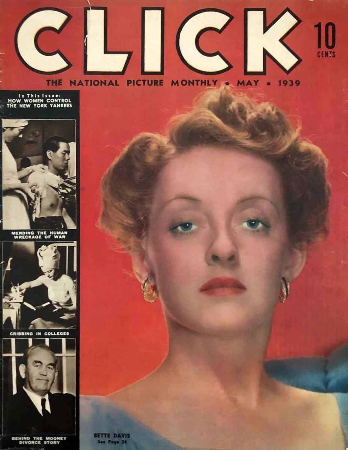 CLICK (USA) magazine side cover  May 1939