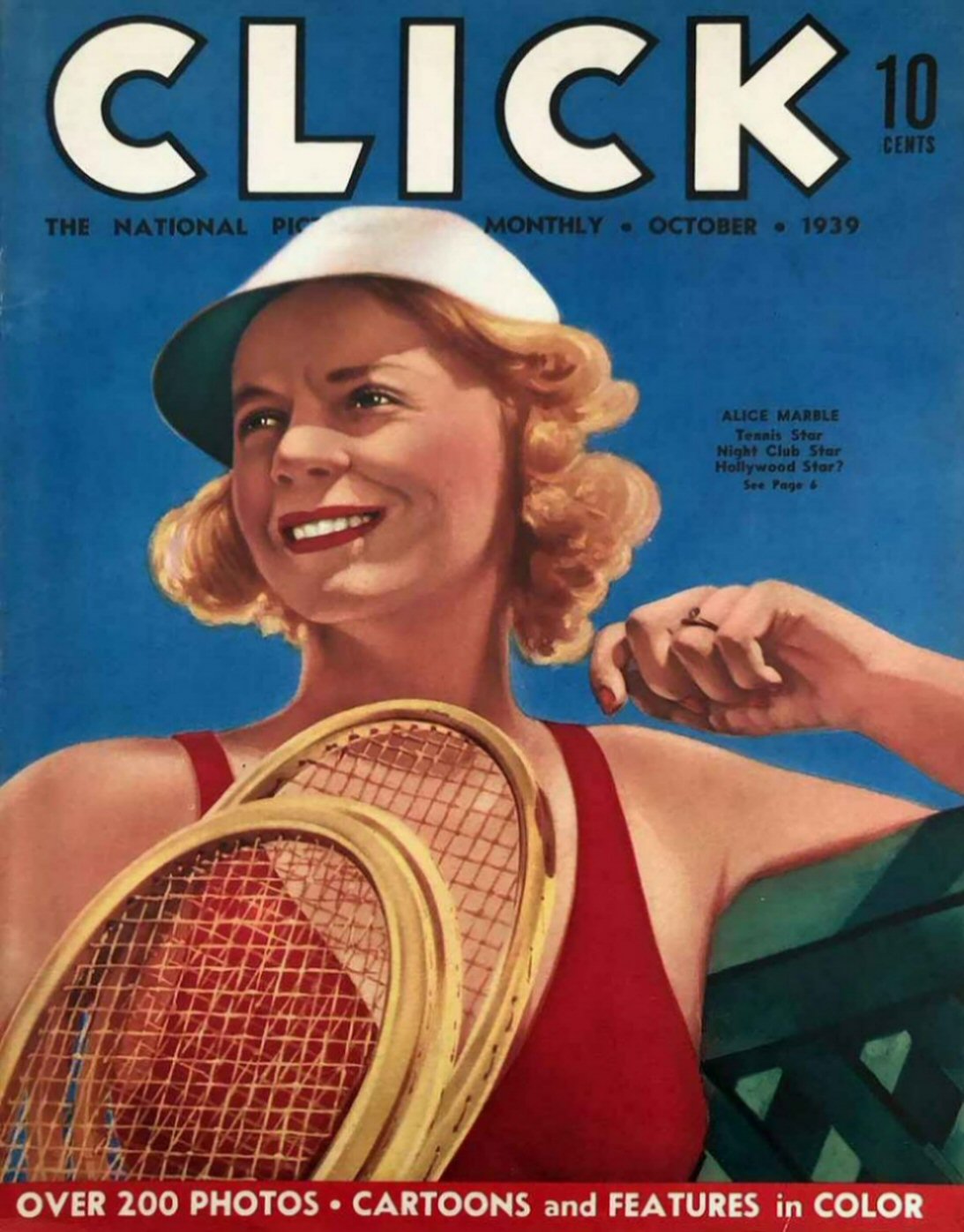 CLICK (USA) magazine side cover  October 1939
