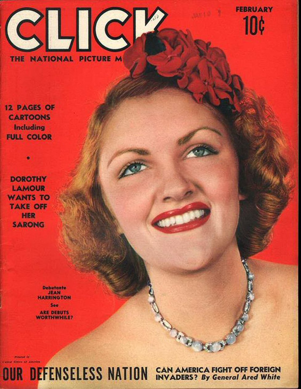CLICK (USA) magazine side cover  February 1940