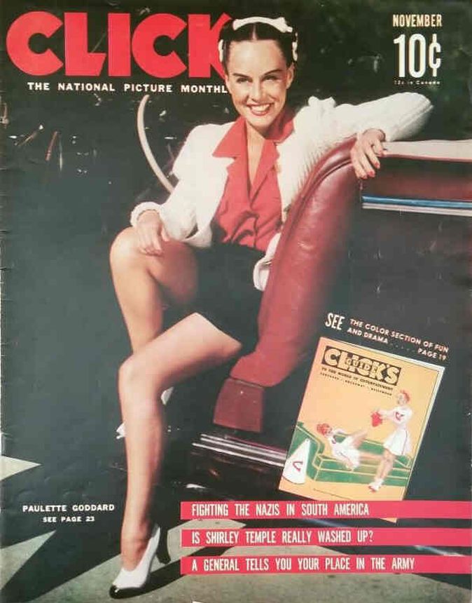 CLICK (USA) magazine side cover  November 1940