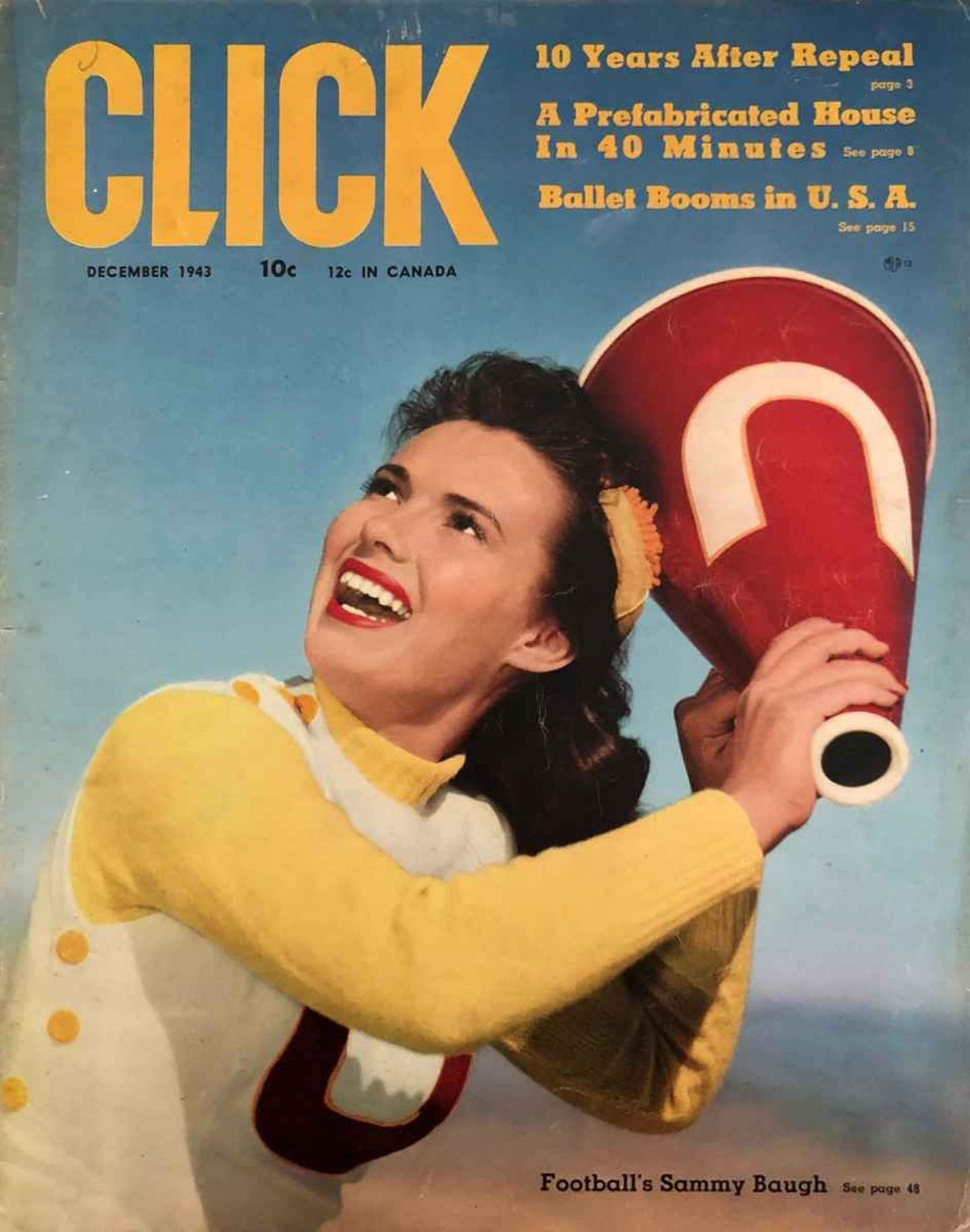 CLICK (USA) magazine side cover  December 1943