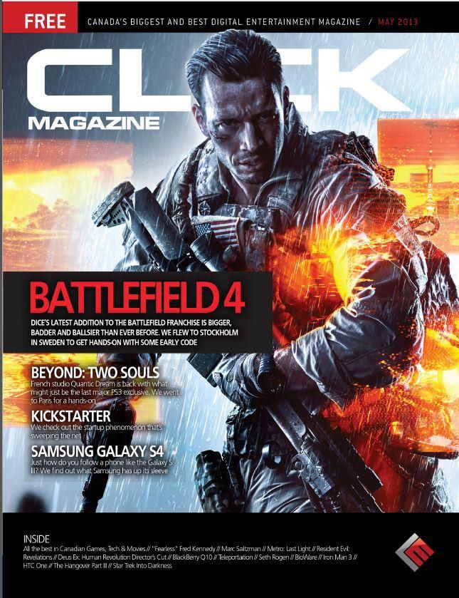 CLICK (Ca) magazine side cover May 2013
