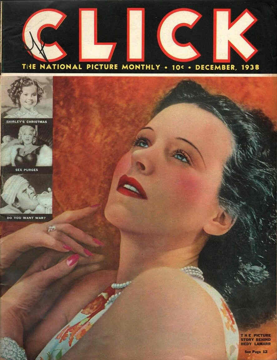 CLICK (USA) magazine side cover December 1938