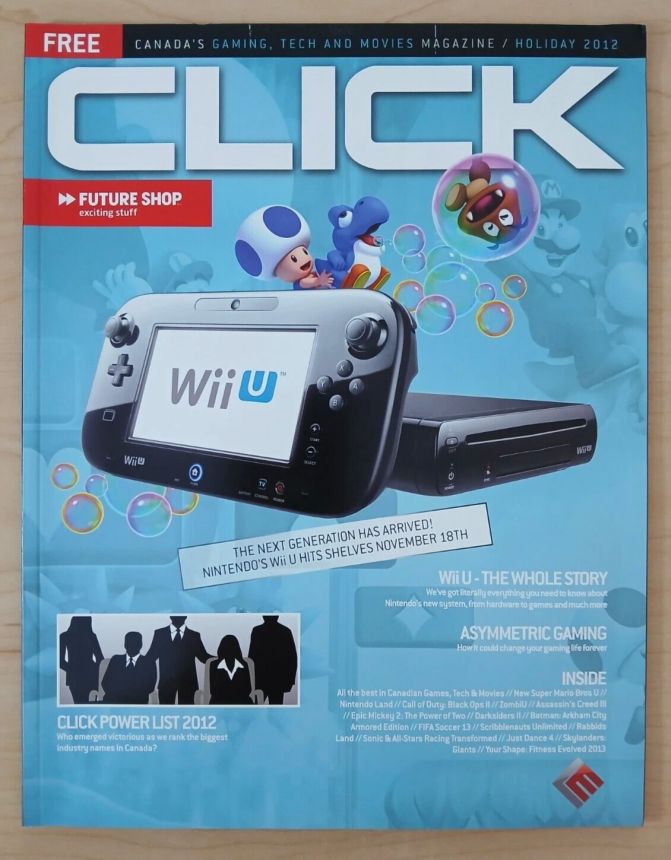 CLICK (Ca) magazine side cover  December 2012