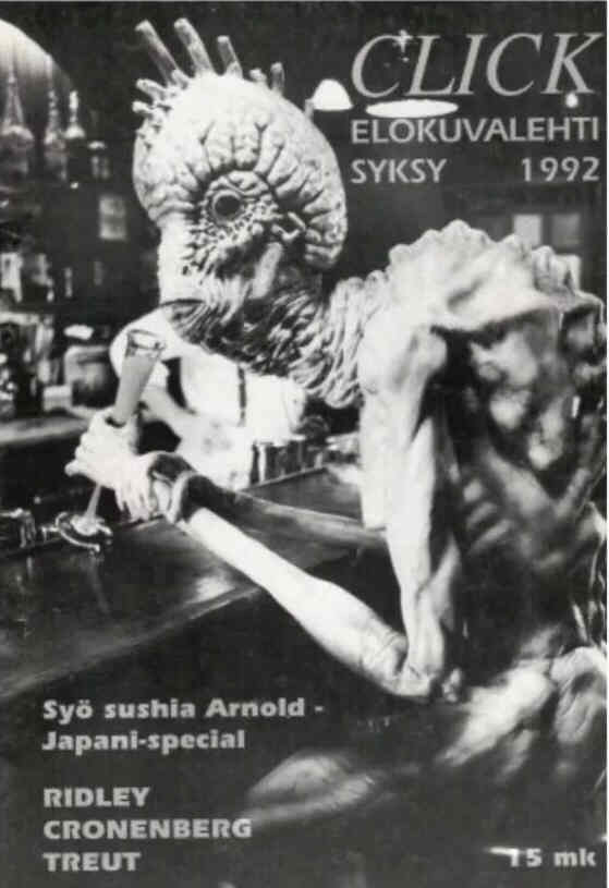 CLICK FINLAND magazine side cover   1992
