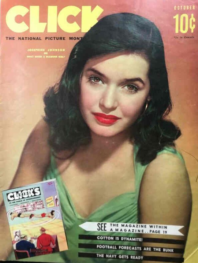 CLICK (USA) magazine side cover  October 1940