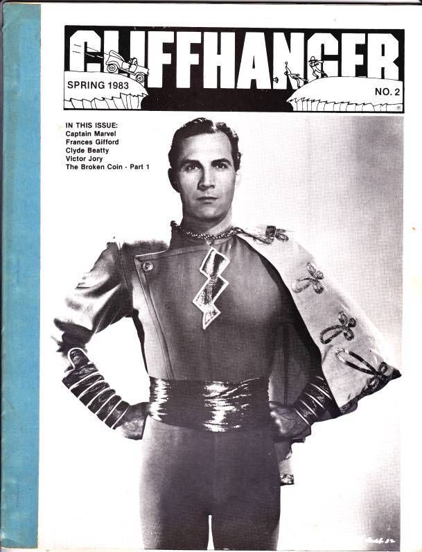 CLIFFHANGER magazine side cover Issue 2  1983