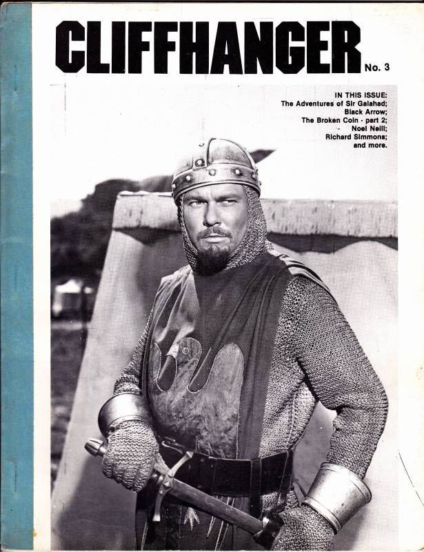 CLIFFHANGER magazine side cover Issue 3  1984