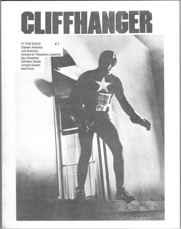CLIFFHANGER magazine side cover Issue 7  1987