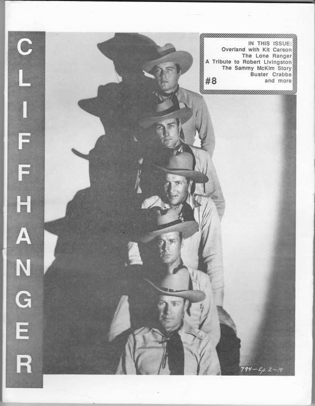 CLIFFHANGER magazine side cover Issue 8  1988