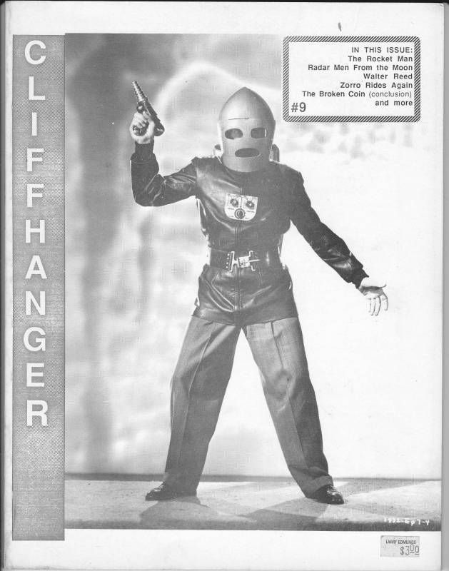 CLIFFHANGER magazine side cover Issue 9  1988