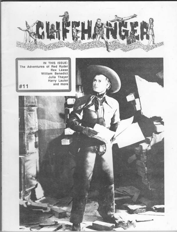 CLIFFHANGER magazine side cover Issue 11  1989