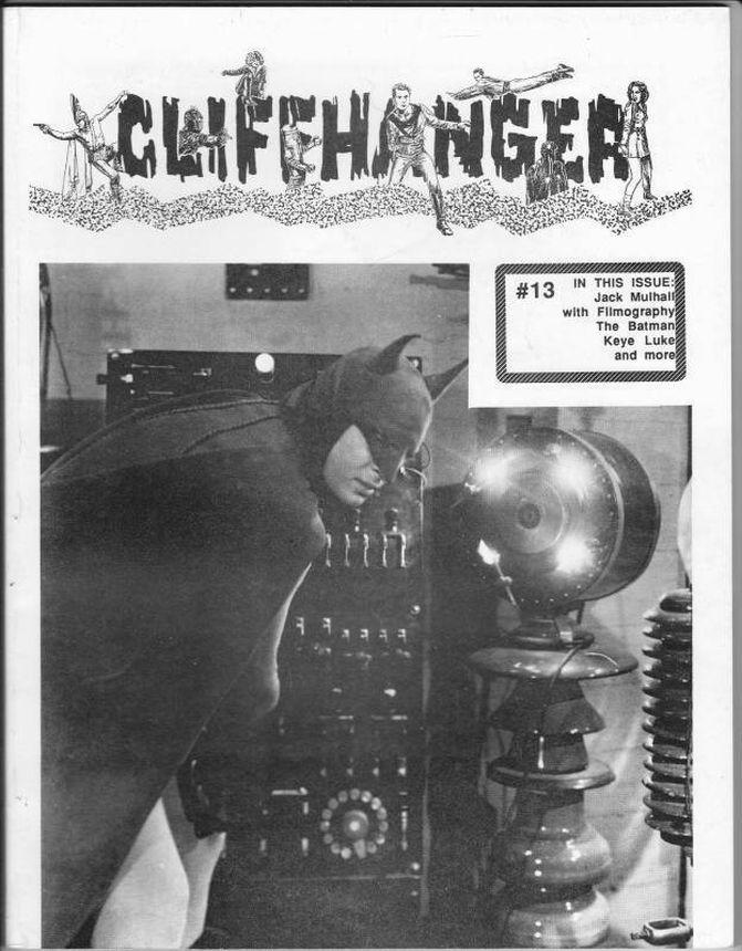 CLIFFHANGER magazine side cover Issue 13  1990