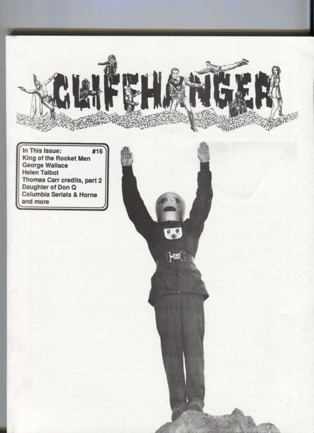 CLIFFHANGER magazine side cover Issue 16  1992