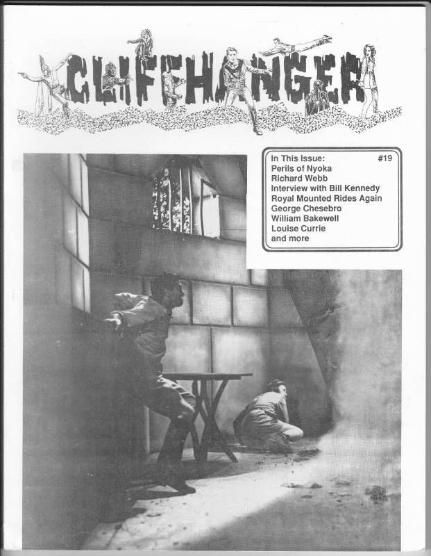CLIFFHANGER magazine side cover Issue 19  1994