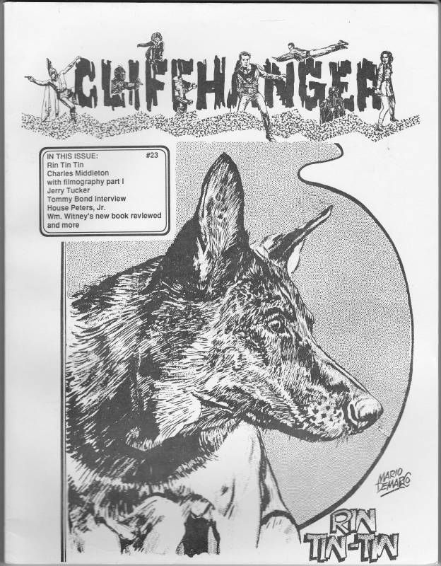CLIFFHANGER magazine side cover Issue 23  1996