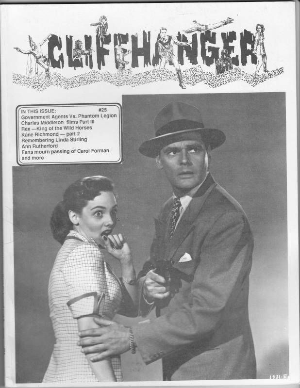 CLIFFHANGER magazine side cover Issue 25  1998