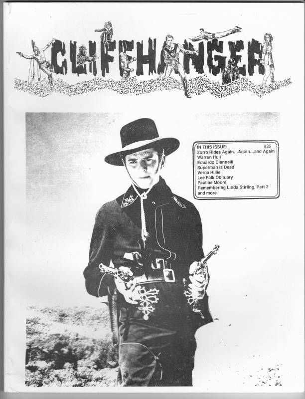 CLIFFHANGER magazine side cover Issue 26  1999