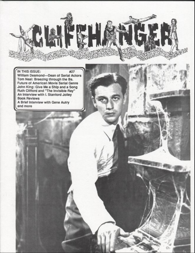 CLIFFHANGER magazine side cover Issue 27  2000