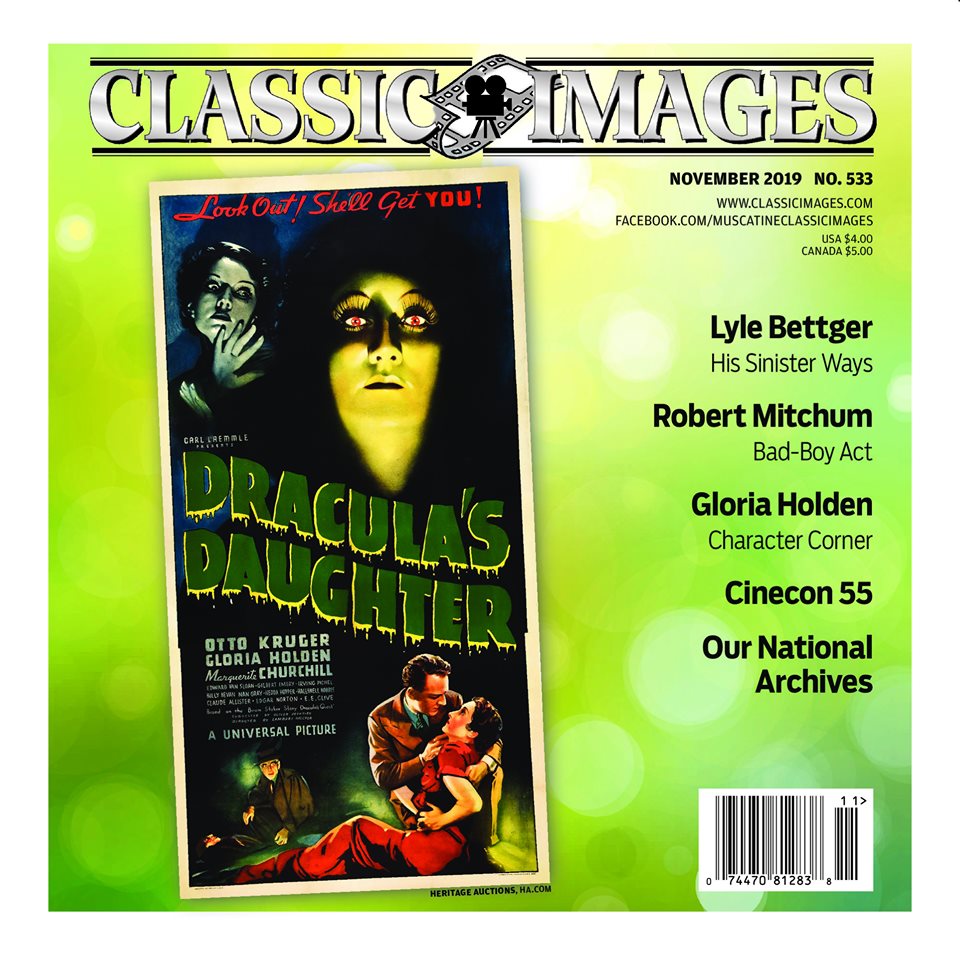 CLASSIC IMAGES magazine side cover Issue 533  November 2019