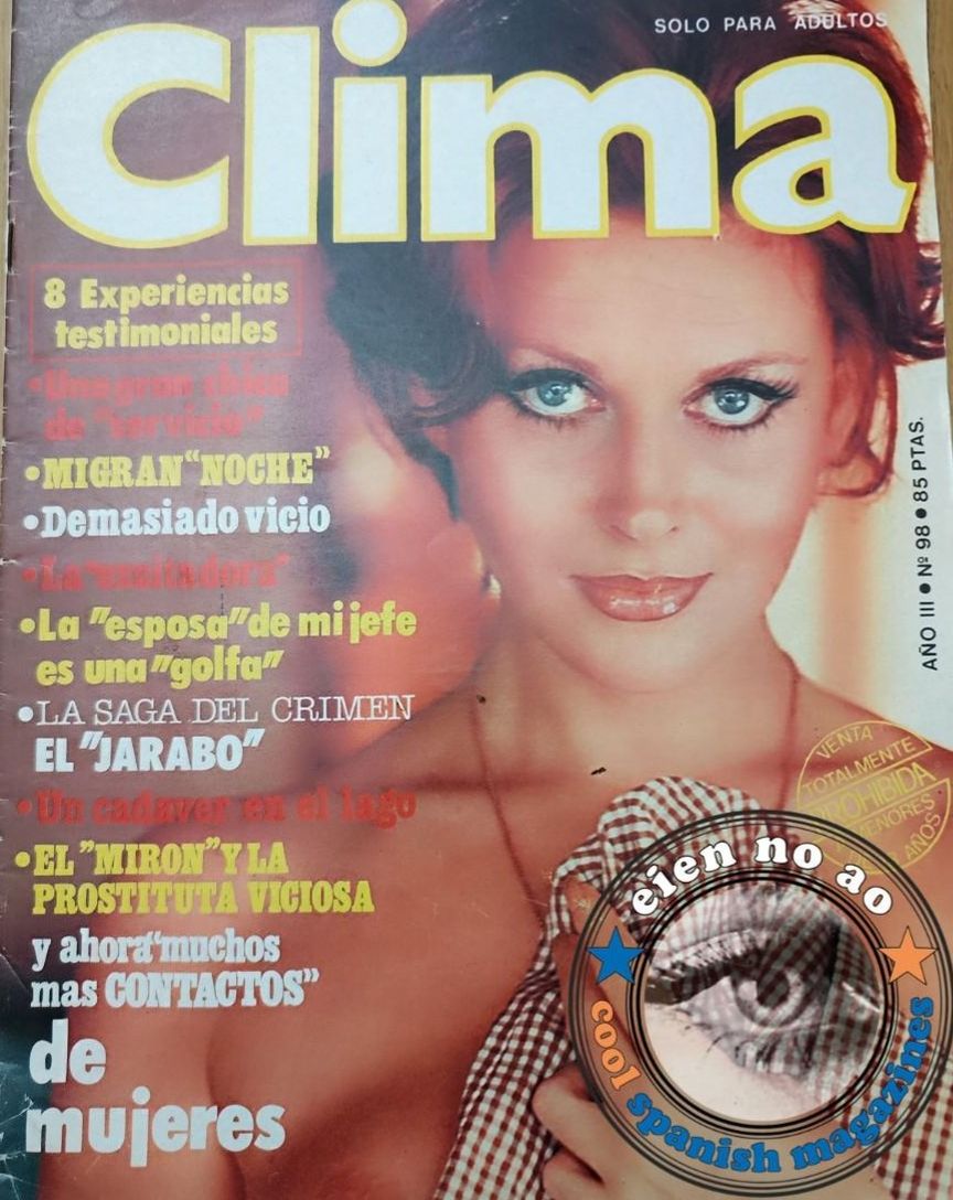 CLIMA magazine side cover Issue 98   1980