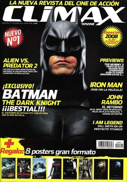 CLIMAX (Sp) magazine side cover Issue 1 December 2007