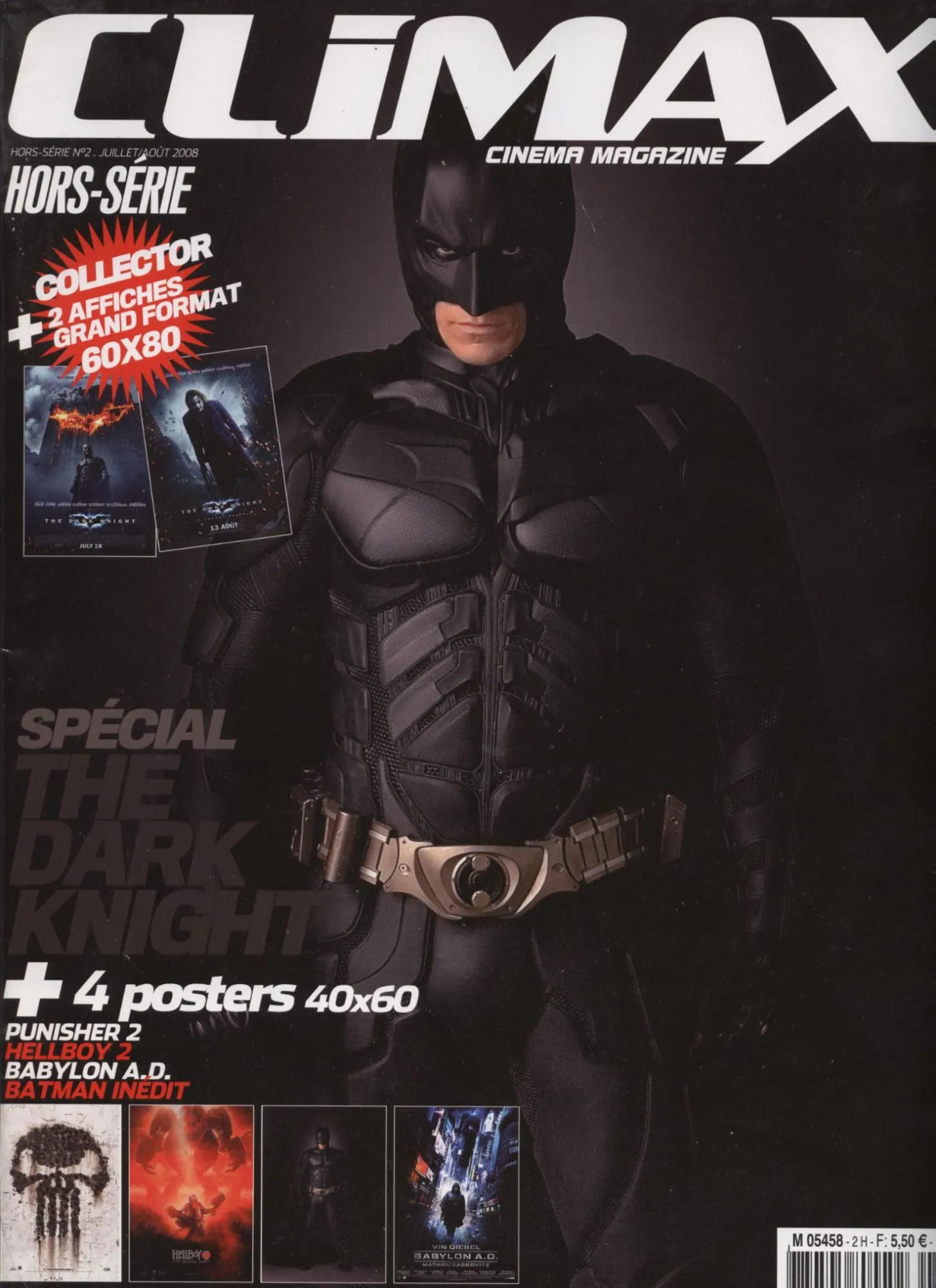 CLIMAX magazine side cover  Special #2 July/August 2008