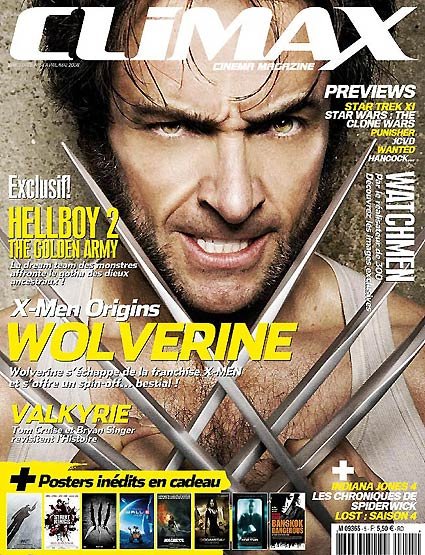 CLIMAX magazine side cover Issue 5 April/May 2008