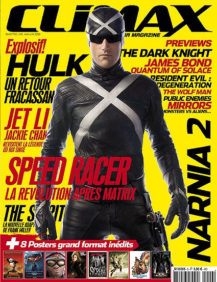 CLIMAX magazine side cover Issue 6 May/June 2008