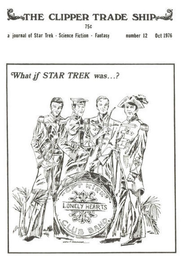 CLIPPER TRADE SHIP magazine side cover Issue 12  October 1976