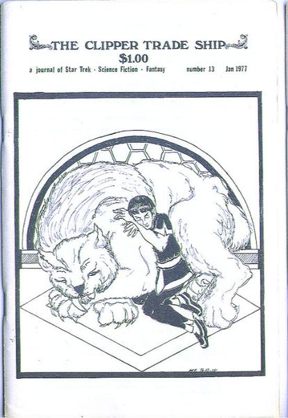 CLIPPER TRADE SHIP magazine side cover Issue 13 January 1977
