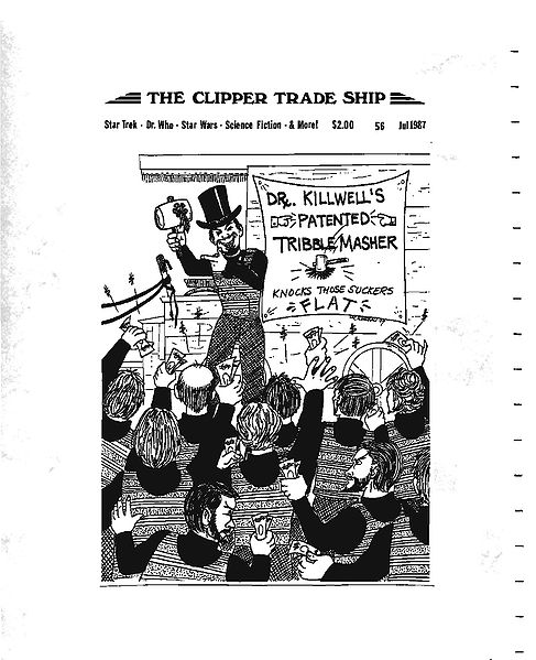 CLIPPER TRADE SHIP magazine side cover Issue 56 July 1987