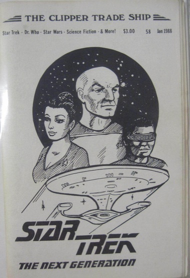 CLIPPER TRADE SHIP magazine side cover Issue 58 January 1988